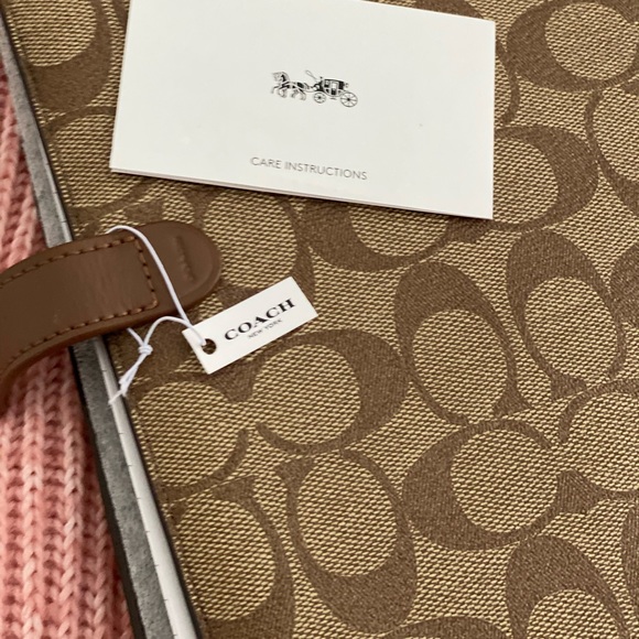 🆕 COACH | Signature Tote Olive Army Green & Notebook Planner - Picture 9 of 14